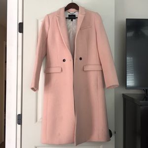 Beautiful light Pink Banana republic wool coat!